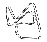 Serpentine Belt - Mazda (zzcb18381) - view 3