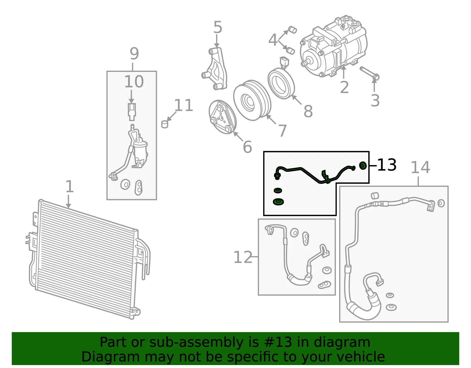 A/C Pipe - Mazda (zzd161465a) - view 2