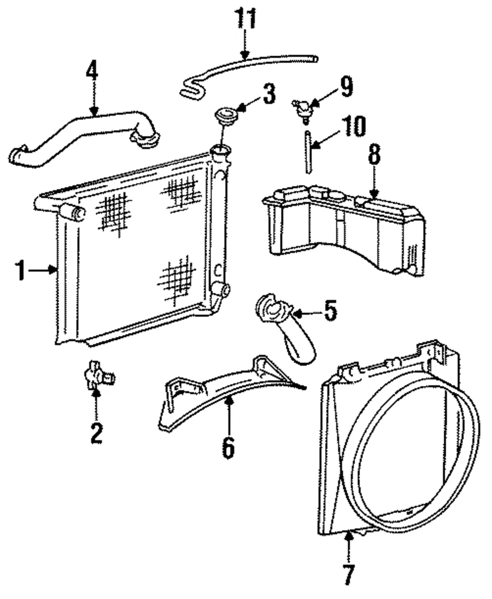 Upper Hose - Mazda (zzm015186)