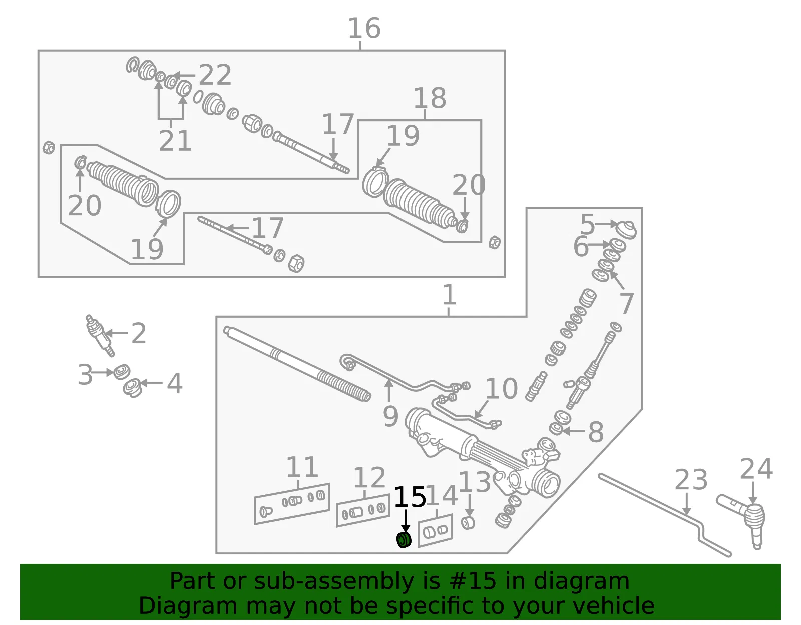 Yoke Lock Nut - Mazda (zzp032130) - view 2