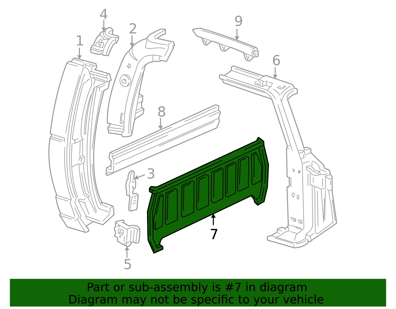 Back Panel - Mazda (zzp053661) - view 2